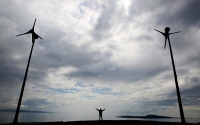 Wind turbines, Island of Eigg, 2014